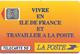 CARTE-a-PUBLIC-F136 B.540-50U-SC5an-Trou 6-12/90-LA POSTE-5 Imp 21446-UTILISE-TBE - 1990