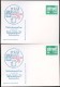 DDR PP16 D2/051 Privat-Postkarte DRUCKVERSCHIEBUNG Ausstellung Rostock 1976 - Private Postcards - Mint