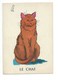 Le Chat Chromo Image Carte à Jouer 105 X 73 Mm Bien 2 Scans - Autres & Non Classés