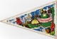 -- FANION TOURISTIQUE VINTAGE TISSU PLASTIFIE - SAINTE ANNE D'AURAY BRETAGNE -- - Obj. 'Souvenir De'