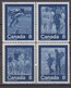 Canada 22.03.1974 Mi # 551-54 Viererblock 1976 Montreal Summer Olympics (II), MNH OG - Estate 1976: Montreal