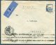 1937 Palestine 'Orient Stamp Company' Advertising Cover, Airmail - Amiens, France. Loterie Nationale - Palestine