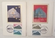 CARTE MAXIMUM - Lot De 8 Cartes 1978-85 Conseil De L'Europe 6 Sur Soie - Strasbourg - Collections, Lots & Series