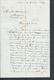 LETTRE DE SIMON 1865 ECRITE DE PARIS A DESVARANNES FOURNISSEUR DE BOIS LA MARINE ANGERS : - Manuscripts