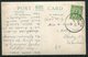 1912 GB Woodlands Road, Ansdell Postcard. Lytham Skeleton Postmark - Stanley, Co. Durham - Covers & Documents