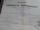 Delcampe - Kaart Gemeente BORGERHOUT ( Uitgegeven Door En Ten Koste Der Gemeente - 1900 ) Oude 2de Hands Kaart ) België ! - Europe