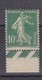 France Année 1921-1922 Type Semeuse Fond Plein N° 159** Bdf 10 C Vert  Lot 1168 - 1906-38 Semeuse Camée