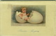 COLOMBO SIGNED POSTCARD 1920s - KID WITH BIG EGG - N. 596-1 ( BG29) - Colombo, E.