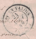 1849 - CERES N° 3 (TB) OBLITÉRÉ GRILLE Sur LETTRE LSC CAD CREPY EN VALOIS Pour MEAUX SEINE ET MARNE - 1849-1850 Ceres