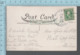 CPA -Merry Christmas - Walk To The House,  Cover Apleton Maine 19201920,  With USA Stamp - Autres & Non Classés