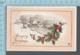 CPA - A Merry Christmas Gui Houx, Cover Saskatoon Saskatchewan, With Canada  Stamp # 89 - Autres & Non Classés