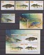 Tajikistan 24.04.2000 Mi # 167-70 Bl 19-20, Fishes, MNH OG - Tadjikistan