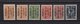 ++ 1922 Mi. 185(A+B)-189 ** Philately For Children Inverted Overprint Full Series MNH OG MNH See Discription - Neufs