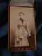 Photo CDV  Boucher à Orléans  Jeune Fille Portant Une Veste Cintrée à Basque  CA 1890 - L402 - Anciennes (Av. 1900)