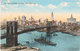 1924  Brooklyn  Bridge And New York Sky Line  ( Vers Germany ) - Brooklyn