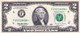 USA 2 DOLLARS 1995 STAR ✩ Atlanta NOTE UNC "free Shipping Via Registered Air Mail" - Billetes De La Reserva Federal (1928-...)