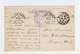 Sur Carte Postale CAD Dijon Gare 1916 Et Commission Militaire Gare De Dijon Ville. CAD Bourges. (916) - Guerre De 1914-18