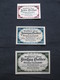 VP LOT 3 BON DE NéCESSITé / NOTGELD (V07) AUTRICHE ( 2 Vues) Karntner Landeskaffe 10, 20 Et 50 Heller - Monétaires / De Nécessité