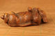 Delcampe - Antique Vieux Buis Chien Charmant Cadeau Décoration Statue Japonaise Netsuke Art - Asian Art