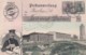 Brocken Germany View, German Mail Service Theme, Postman, Facsimile Stamps Image, C1900s Vintage Postcard - Postal Services