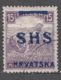 Yugoslavia Kingdom SHS, Issues For Croatia 1918 Mi#63 Used - Gebraucht