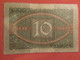 10 Mark Reichsbanknote 1920 - MISE A PRIX 0,50€ De Tout Mes Billets ! Pensez A Regrouper Vos Achats ! - 10 Mark