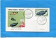 Nouvelle Calédonie-2 Enveloppes FDC-Illustrées -aquarium Cad 1967-stamp N°A82-83-Fish-poissons-corisangulata - Lettres & Documents