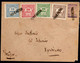 CRETE 1898: The Rarest Cover Of Cretan Post Offices, Bearing All 5 Stamps Of The British Post Office In Crete - Crète