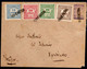 CRETE 1898: The Rarest Cover Of Cretan Post Offices, Bearing All 5 Stamps Of The British Post Office In Crete - Creta