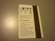 U.S.A. San Francisco Parc 55 Hotel Room Key Card - Cartes D'hotel
