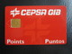 Gibraltar CEPSA GIB Points Chip Card - Non Classés