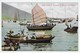 Chinese Junks And Sampans In Hongkong-Harbour  - Sternberg - China (Hong Kong)