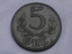 Danemark 5 Ore 1942 - Zinc - CHRISTIAN  X  Km#834 A   TTB ++ - Danemark