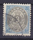 Denmark 1875 Mi. 22 II Y B B   3 Ø Ziffern Im Rahmen (Kopfstehend) Perf. 12 3/4 - Used Stamps