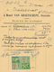694/27 - Carte Privée - Relevé De Compte + TP Fiscal  1940 - OSTENDE Poissons Frais En Gros Van Graefschepe - Documents