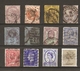 Grande-Bretagne - PERFINS - PERFORES - Petit Lot De 12° - Vrac (max 999 Timbres)