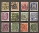 Allemagne - PERFINS - PERFORES - Petit Lot De 12° - Vrac (max 999 Timbres)