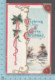 CPA -  Wishing You A Merry Christmas, Winter Scene Gui, Houx, Cover Brandon Man. C:1910  Canada  Stamp # 104 - Autres & Non Classés