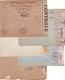 Lot 5 Plis Censure Guerre 40 45 France Vers Belgique - Militaria