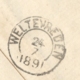Nederlands Indië - 1891 - 25 Cent Willem III Op Cover Van Batavia Naar Hannover / Deutschland - Nederlands-Indië
