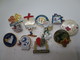 PIN'S    Lot 12 Associations  Croix Rouge  Unicef  Secours Populaire ........ - Verenigingen