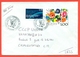 France 1988. The Envelope Passed Mail. Airmail. Special Cachet. - Modern