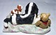 Delcampe - ADORABLE STATUETTE FIGURINE JOLI CHIEN RESINE CAVALIER KING CHARLES ET SON BEBE Tbe - Dogs