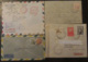 Amérique Du Sud (Pérou, Brésil, Vénézuela, Etc...) - 11 Enveloppes Timbrées Vers étranger, à étudier - Vrac (max 999 Timbres)