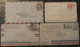 Amérique Centrale (Méxique, Honduras, Etc...) - 8 Enveloppes Timbrées Vers étranger Dont Recommandé, à étudier - Vrac (max 999 Timbres)