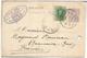 ESPAÑA ENTERO POSTAL ALFONSO XIII SABADELL  A BEAUCAIRE  AGUJERO ARCHIVO 1927 - 1850-1931