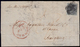 India 1857 Single Weight Prepaid Letter From Bombay To Hong Kong Paying The 4a Rate. Rare Red Bombay BPP Paid Hs On Fron - 1854 Britische Indien-Kompanie