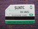 Urmet Phonecard,SRL-08 Black SLNTC,used - Sierra Leone