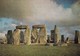 Postcard Stonehenge Wiltshire Western Aspect Dolmen Menhir Standing Stones My Ref  B23194 - Dolmen & Menhirs