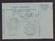 Yugoslavia: Stationery Parcel Card, 1922, 3 Extra Stamps, Value Overprint, Label Dezanovac, SHS (traces Of Use) - Lettres & Documents